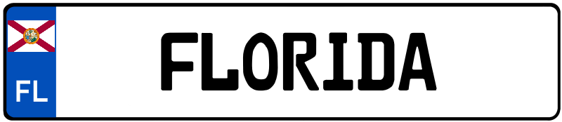 Florida Euro License Plate – GermanPlateGuy